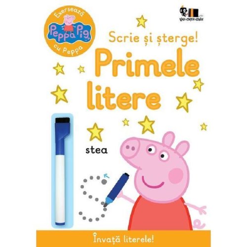 Peppa Pig: Scrie si Sterge! Primele Litere - Neville Astley, Mark Baker, Editura Grupul Editorial Art