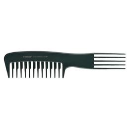 Prima - Pieptan profesional cu 2 capete si furculita - comair professional hair comb with 2 heads and fork
