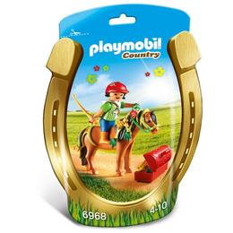 Playmobil Country - Micul ingrijitor si superbul sau ponei cu floricele.