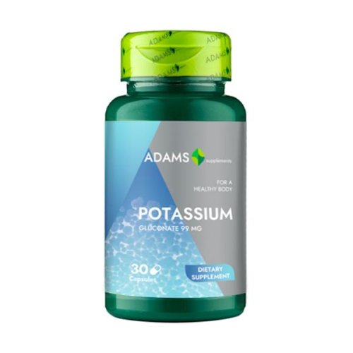Potassium 99 mg Adams Supplements, 30 capsule