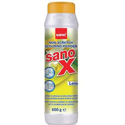 Praf de curatare - Sano x non-scratch scouring powder lemon, 600 g