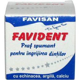 Praf Spumant pentru Ingrijirea Dintilor Favident Favisan, 50ml