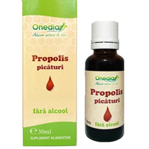 Propolis Picaturi fara Alcool Onedia, 30 ml