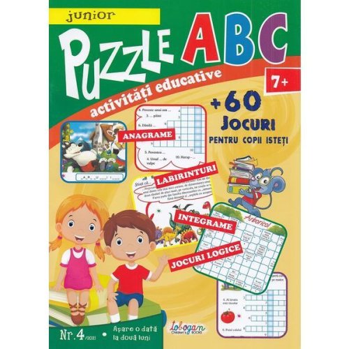 Puzzle ABC Nr.4. Activitati educative, editura Erc Press