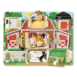 Puzzle magnetic, Ascunde si descopera Hide and seek, Farm