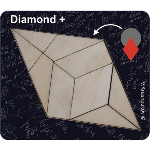 Puzzle mecanic krasnoukhov s packing problem - diamond +