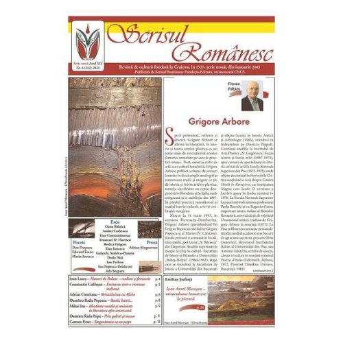 Revista Scrisul Romanesc Nr.4 din 2021, editura Scrisul Romanesc