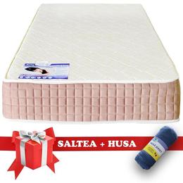 Saltea SuperOrtopedica Lux Saltex 90x200 cm + Husa cu elastic