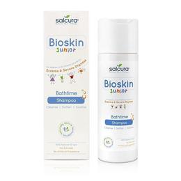 Sampon Bioskin Junior pentru bebelusi si copii, scalp uscat cu eczeme si coji, Salcura, 200 ml