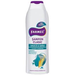 Sampon Clasic cu Urzica si Grau - Farmec Classic Shampoo, 400ml