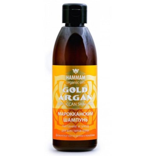 Hammam Organic Oils - Sampon nutritiv moroccan gold argan hamman organic oils, 320 ml