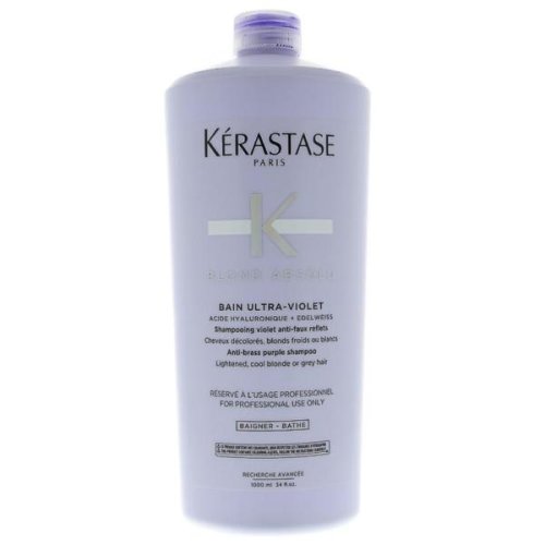 Sampon Violet pentru Neutralizarea Tonurilor Galbene - Kerastase Blond Absolu Bain Ultra-Violet Anti-Brass Purple Shampoo, 1000ml