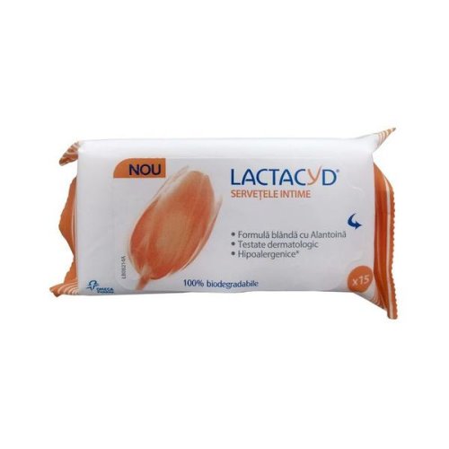 Servetele Intime Lactacyd - Interstar, 15 buc