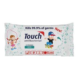 Servetele Umede Antibacteriene Kids Touch Sarah, 15 buc