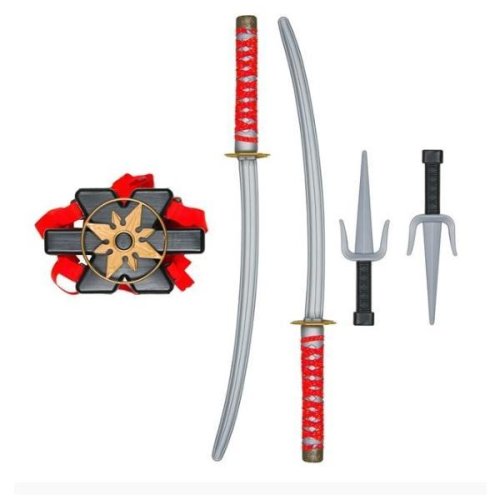 Set 2 sabii ninja si accesorii AMA, 72 cm