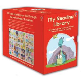 Usborne Publishing - Set de 50 carti cu povesti in limba engleza + 4 ani my reading library editura usborne