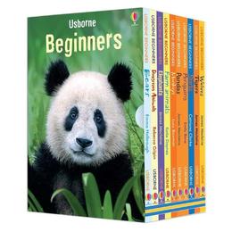 Set educativ ce contine 10 carti in limba engleza despre Animale - Beginners Animals Box Set
