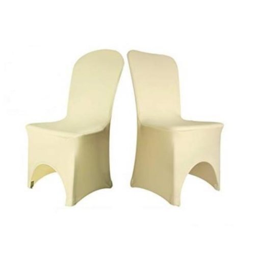 Set x 4 buc Huse elastice din Lycra pentru scaune banchet, culoare Crem