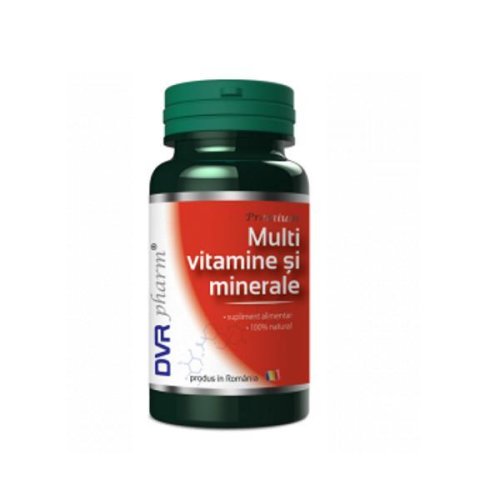 SHORT LIFE - Multivitamine si Minerale DVR Pharm, 60 capsule