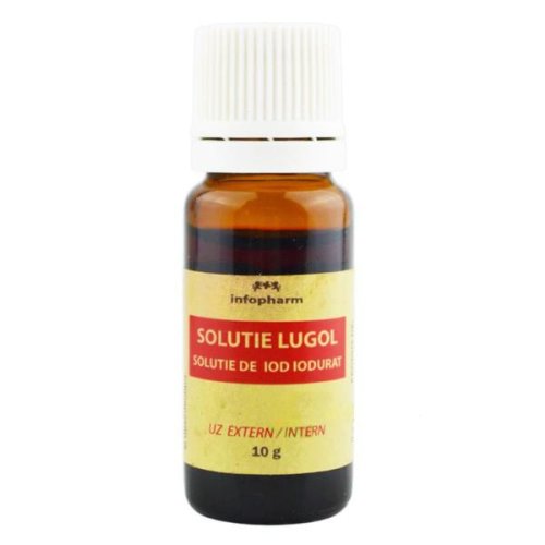 Solutie Lugol (Solutie de Iod Iodurat) - Infofarm, 10 g
