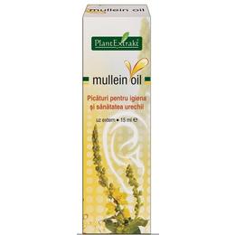 Solutie Mullein Oil Pentru Igiena Urechii Plantextrakt, 15 ml