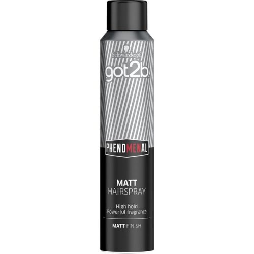 Spray Fixativ Mat pentru Barbati - Schwarzkopf Got2b Phenomenal Matt Hairpray, 200 ml