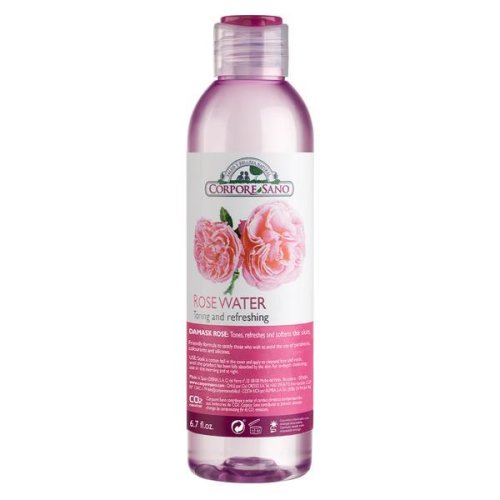 Tonic pentru fata cu apa de trandafiri,Corpore Sano Rose Water Tonic, 200 ml