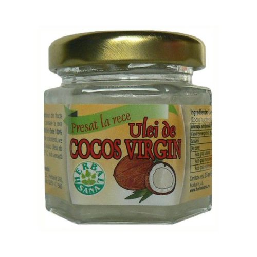 Ulei de Cocos Virgin Presat la Rece Herbavit, 35 ml