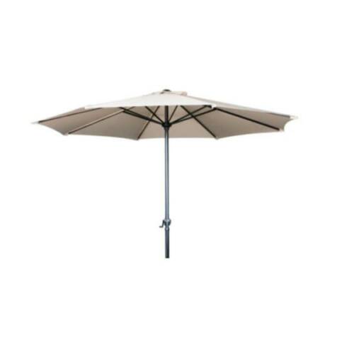 Umbrela soare cu mecanizm rabatare, culoare bej, 270 cm - Kocin