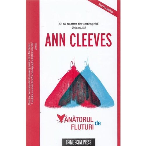 Vanatorul de fluturi - Ann Cleeves, editura Crime Scene Press