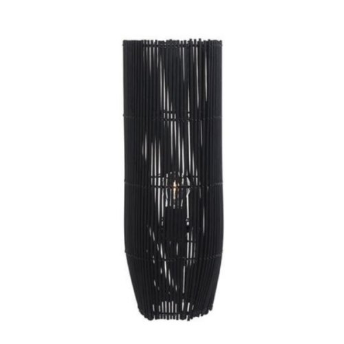 Veioza bambus negru Arusha Decorer Ø 17 cm x 52 h