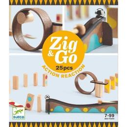 Djeco - Zig & go - set de constructie trasee, 25 piese