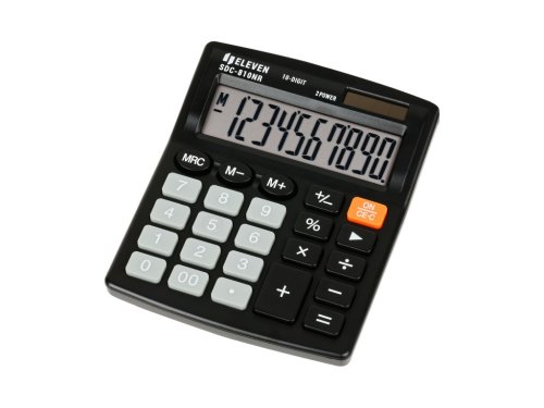 Calculator de birou 10 digiti 124 x 102 x 25 mm Eleven SDC-810NR