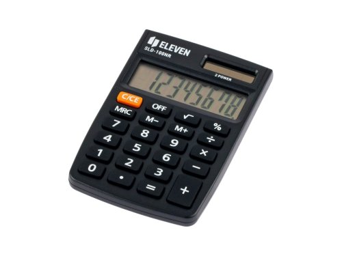 Calculator de buzunar 8 digiti 88 x 58 x 10 mm Eleven SLD-100NR