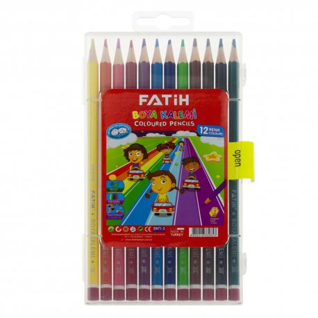 Creion color 12c cutie plastic fatih