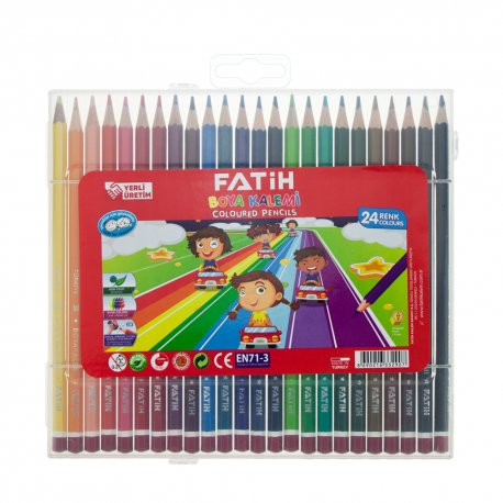 Creion color 24c cutie plastic fatih