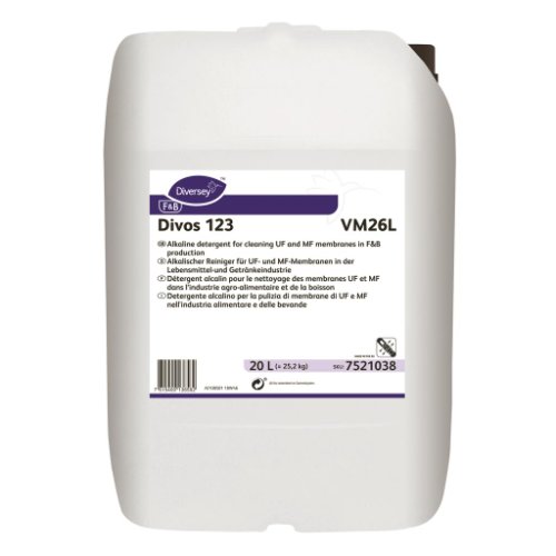 Detergent alcalin cu spumare divos 123 diversey 25.2 kg