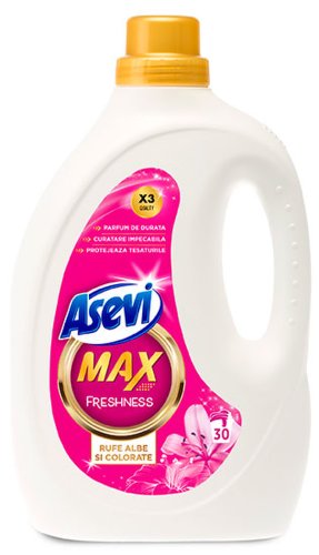 Detergent rufe Asevi MAX FRESHNESS 30 spalari