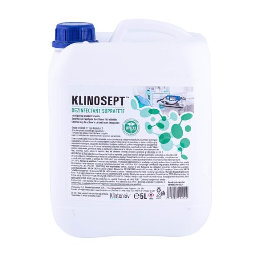 Klintensiv - Klinosept™ – dezinfectant rapid pentru suprafete rtu – pe baza de alcool 5 litri