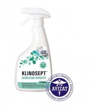 Klintensiv - Klinosept™ – dezinfectant rapid pentru suprafete rtu – pe baza de alcool 500 ml