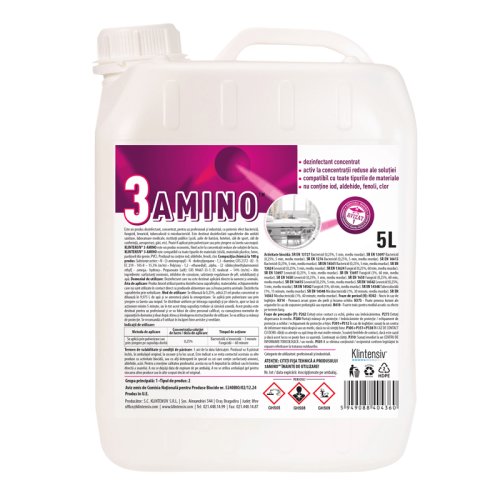 KLINTENSIV® 3-Amino – Dezinfectant concentrat pentru suprafete 5 litri