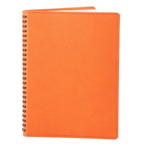 Unika - Notes 360 piele 16x22cm autodatat portocaliu