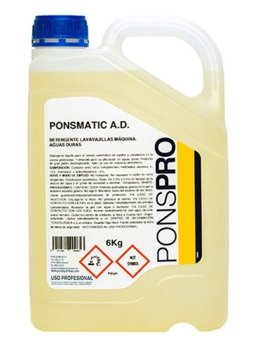 Ponsmatic-A.D.-Detergent pentru spalarea vaselor Asevi 6L