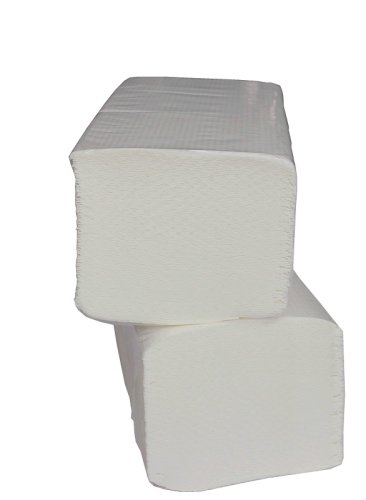Prosoape albe de hartie pliate v fold 25 x 23 cm in 2 straturi 160 buc/pachet 20 pac/bax aqas