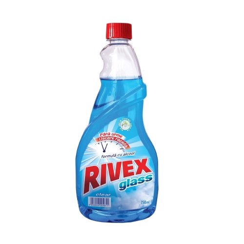 Rezerva detergent Rivex pentru geamuri 750 ml