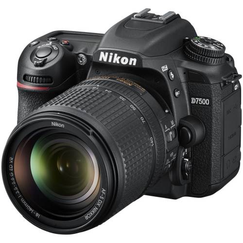 Nikon - Aparat foto dslr d7500, 20.9 mp + obiectiv 18–140mm vr