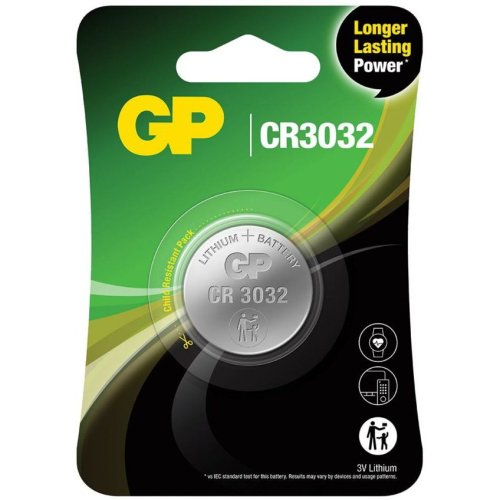Gp Batteries - Baterie butoni (cr3032) 3v lithium, blister 1 buc