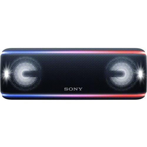 Sony - Boxa portabila srsxb41b, extra bass, live sound, bluetooth, nfc, wi-fi, wireless party chain, party booster, rezistenta la apa, efect de lumini, negru