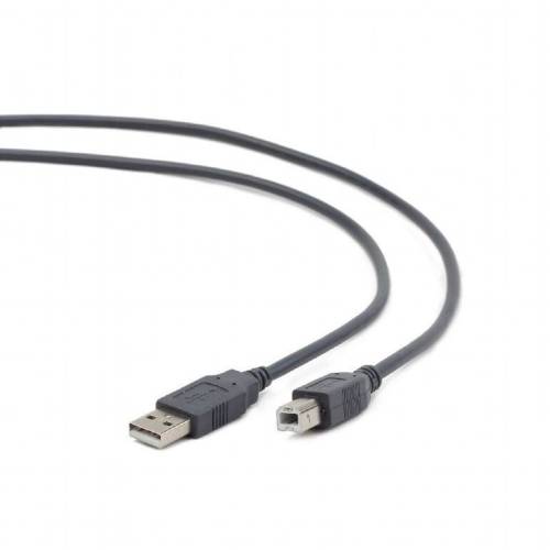 Cablu USB2.0 pentru imprimanta 1.8m, (AM/BM), calitate premium, grey