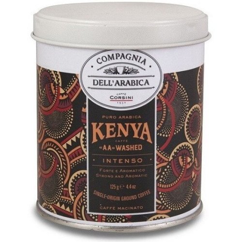 Cafea macinata Compagnia Dell'arabica Kenya AA Washed, cutie metal, 125g
